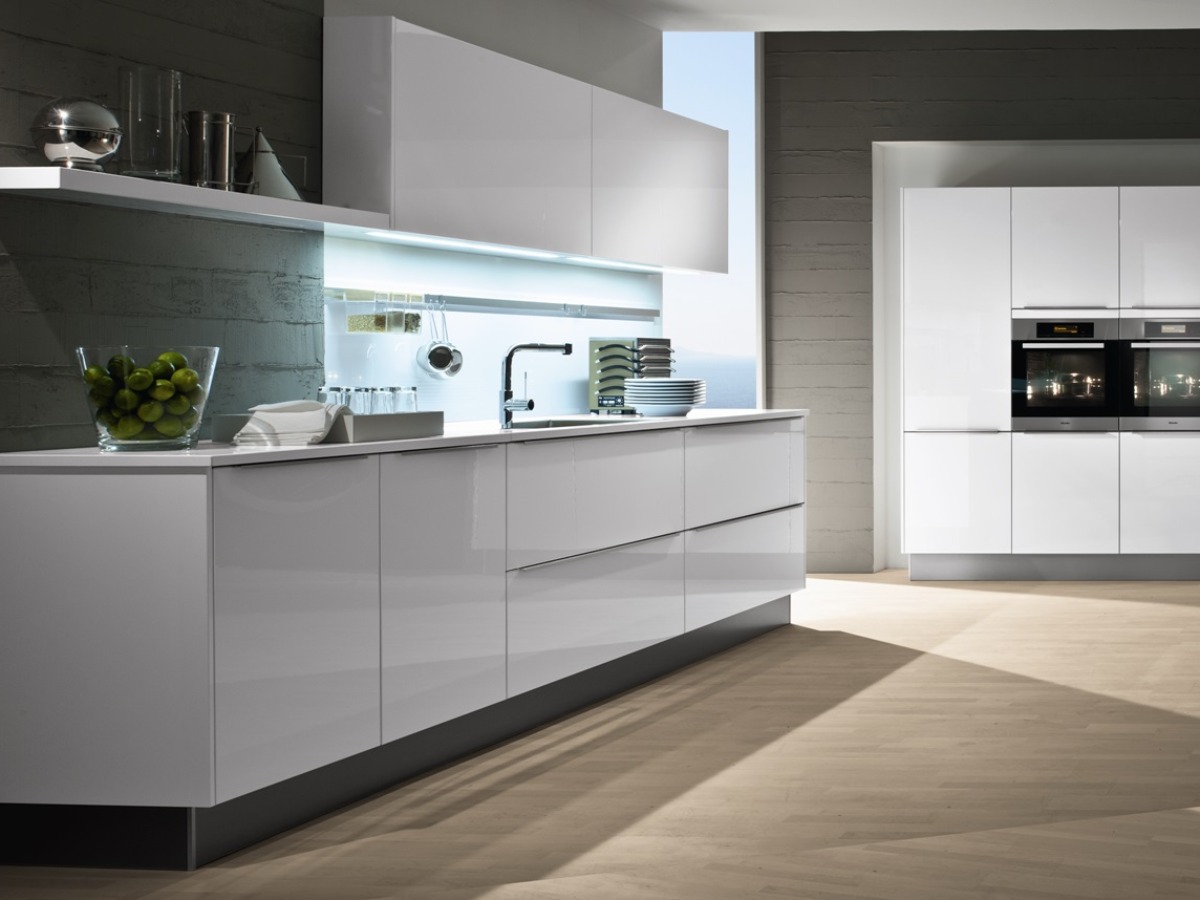 Küche ganz in weiß